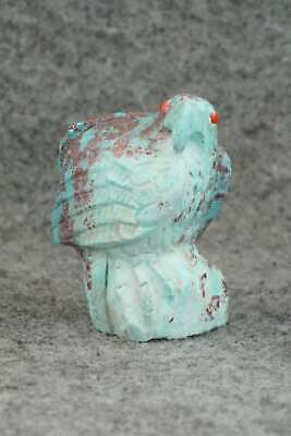 Eagle Zuni Fetish Carving - Derrick Kaamasee