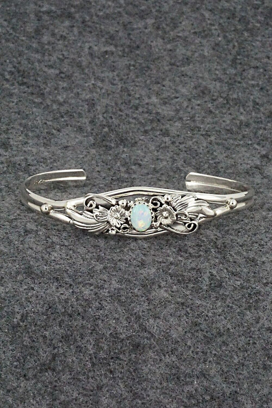 Opalite & Sterling Silver Bracelet - Sadie Jim