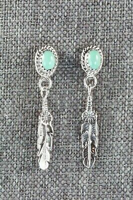Turquoise & Sterling Silver Earrings - Judy Largo