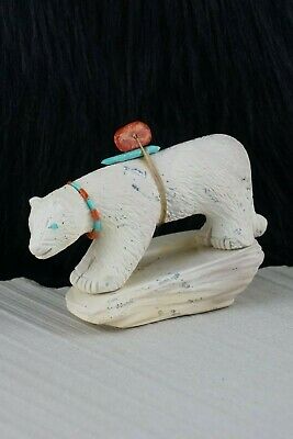Mountain Lion Zuni Fetish Carving - Darrell Westika - High Lonesome Trading