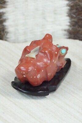Bear Zuni Fetish Carving - Della Haloo - High Lonesome Trading