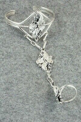 Sterling Silver Bracelet and Ring - Harry B. Yazzie