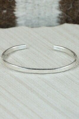 Navajo Sterling Silver Bracelet - Elaine Tahe