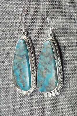 Navajo Turquoise & Sterling Silver Earrings - Sharon McCarthy