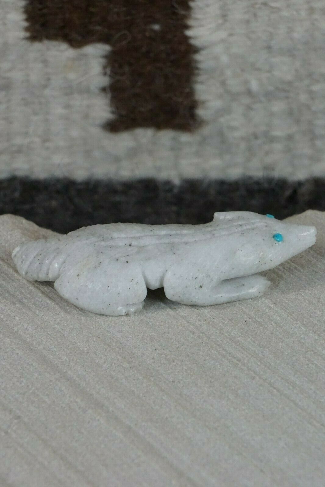 Badger Zuni Fetish Carving - Jonas Hastito - High Lonesome Trading