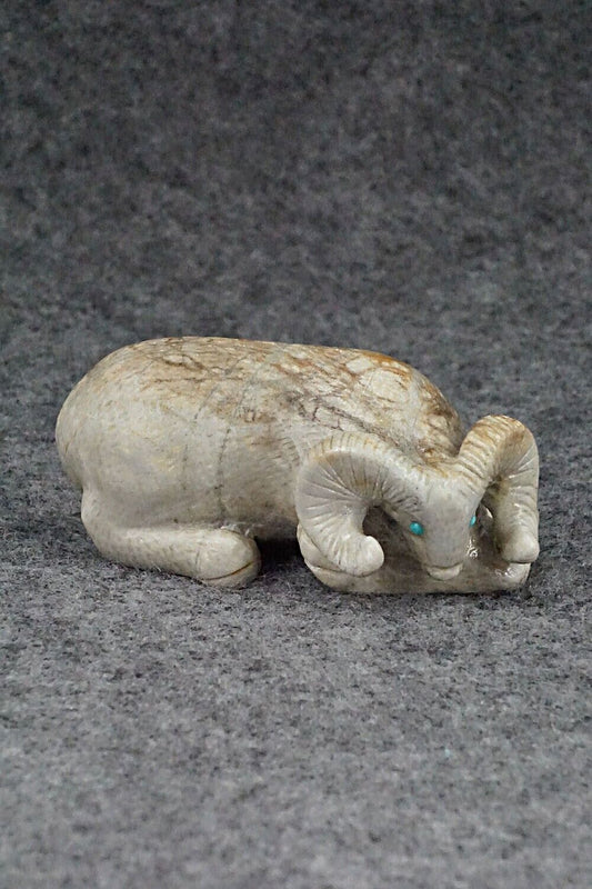 Ram Zuni Fetish Carving - Wilfred Cheama