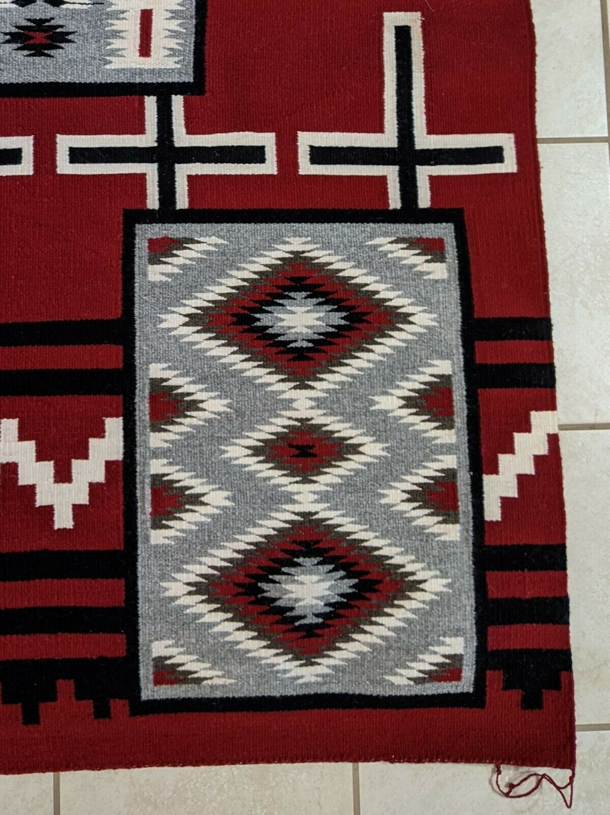 Navajo Handwoven Rug - 48.5in x 32in - Rena Klah