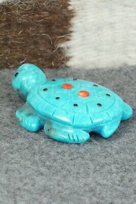 Turtle Zuni Fetish Carving - Reynold Lunasee