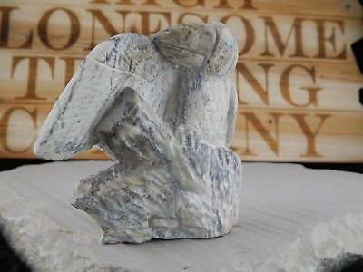 Eagle Zuni Fetish Carving - Evan Cachini - High Lonesome Trading