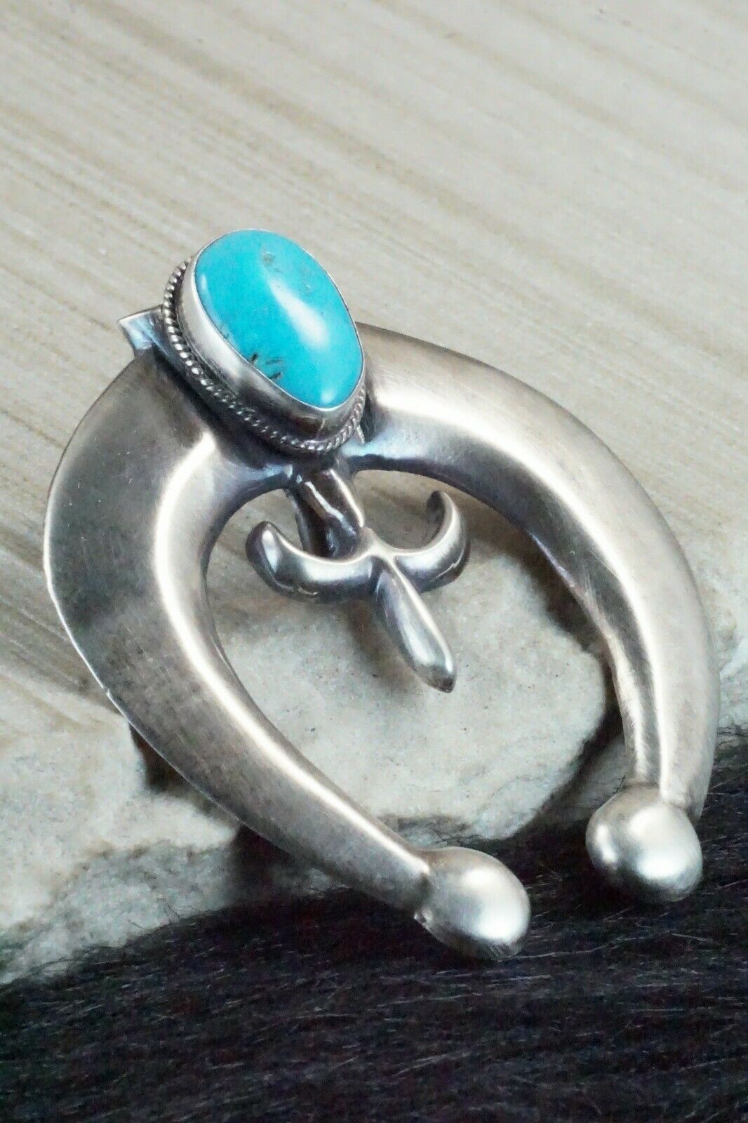 Turquoise and Sterling Silver Naja - Randy Roberts