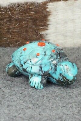Turtle Zuni Fetish Carving - Reynold Lunasee