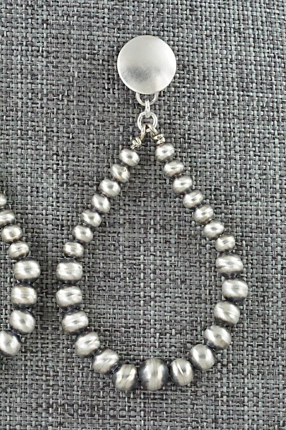 Sterling Silver Navajo Pearl Earrings - Amanda Perry