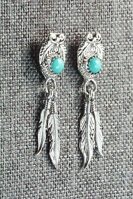 Turquoise & Sterling Silver Earrings - Sharon McCarthy