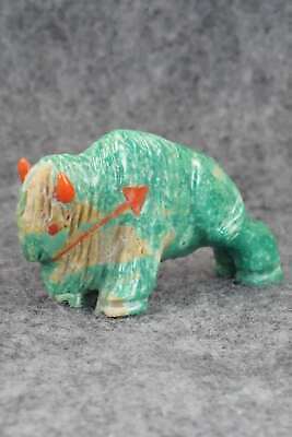 Buffalo Zuni Fetish Carving - Andres Quandelacy