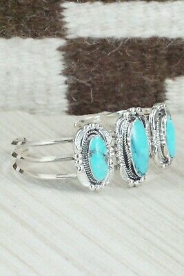 Turquoise & Sterling Silver Bracelet - Irvin Tsosie