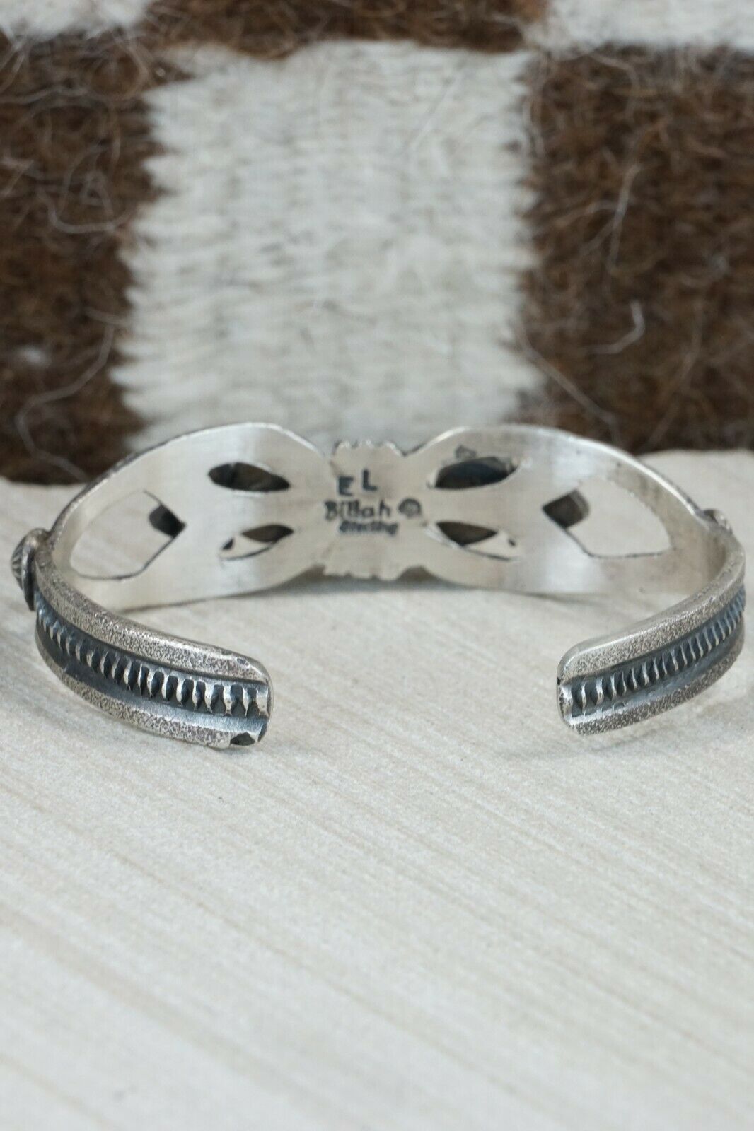 Turquoise and Sterling Silver Bracelet - Eva & Linberg Billah