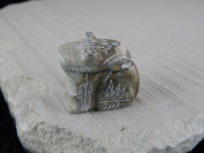 Frog Zuni Fetish Carving - Adrian Cachini - High Lonesome Trading