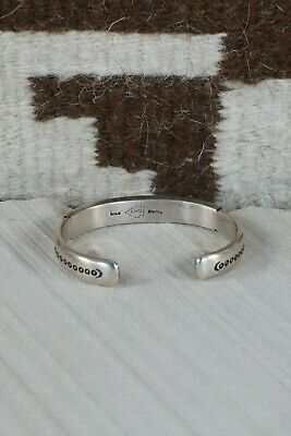 Navajo Sterling Silver Bracelet - Calvin Martinez - High Lonesome Trading