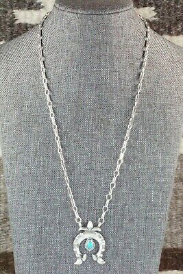Turquoise & Sterling Silver Necklace - Annie Spencer