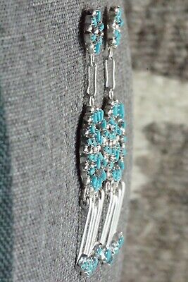 Turquoise & Sterling Silver Earrings - Tricia Leekity