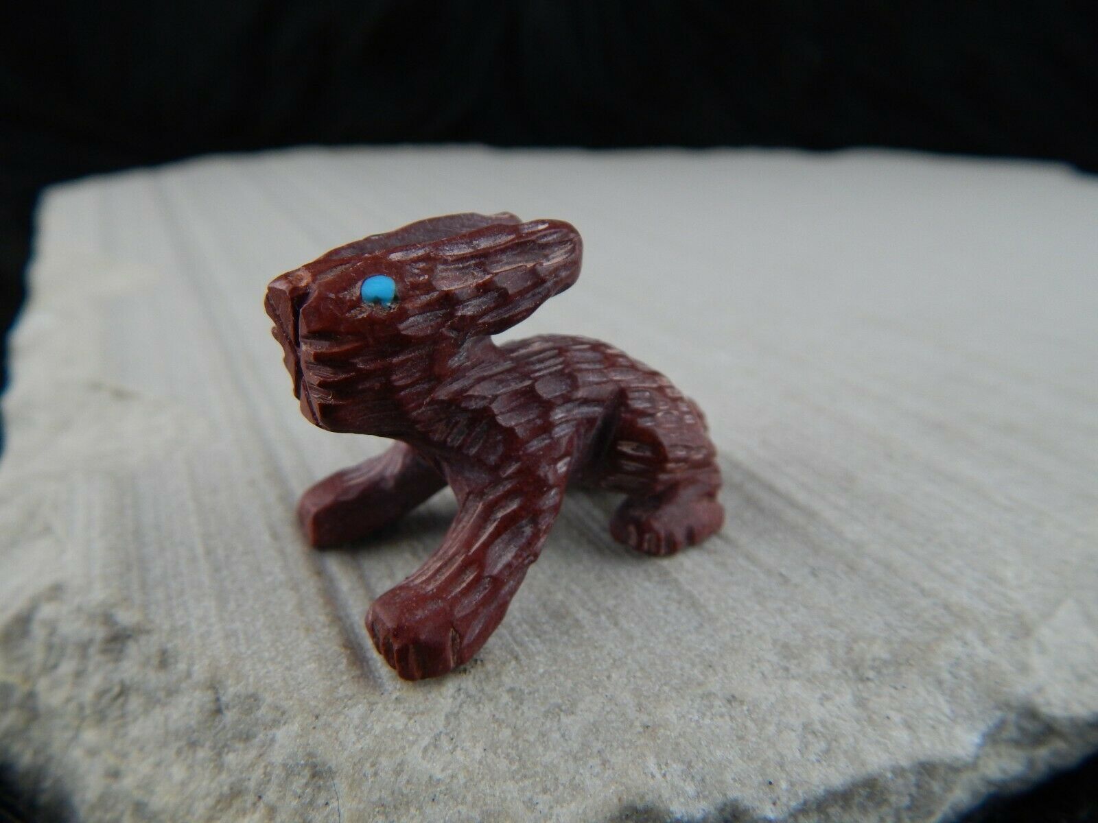 Rabbit Zuni Fetish Carving - Cody Cheama - High Lonesome Trading