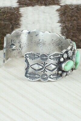 Turquoise & Sterling Silver Bracelet - Shawn Cayatineto