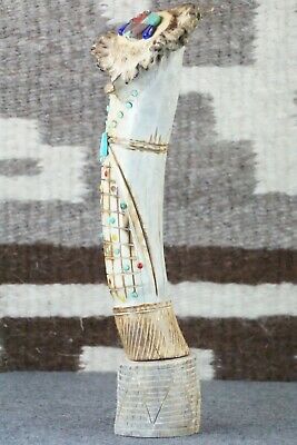 Corn Maiden Zuni Fetish Carving - Roger Shebola