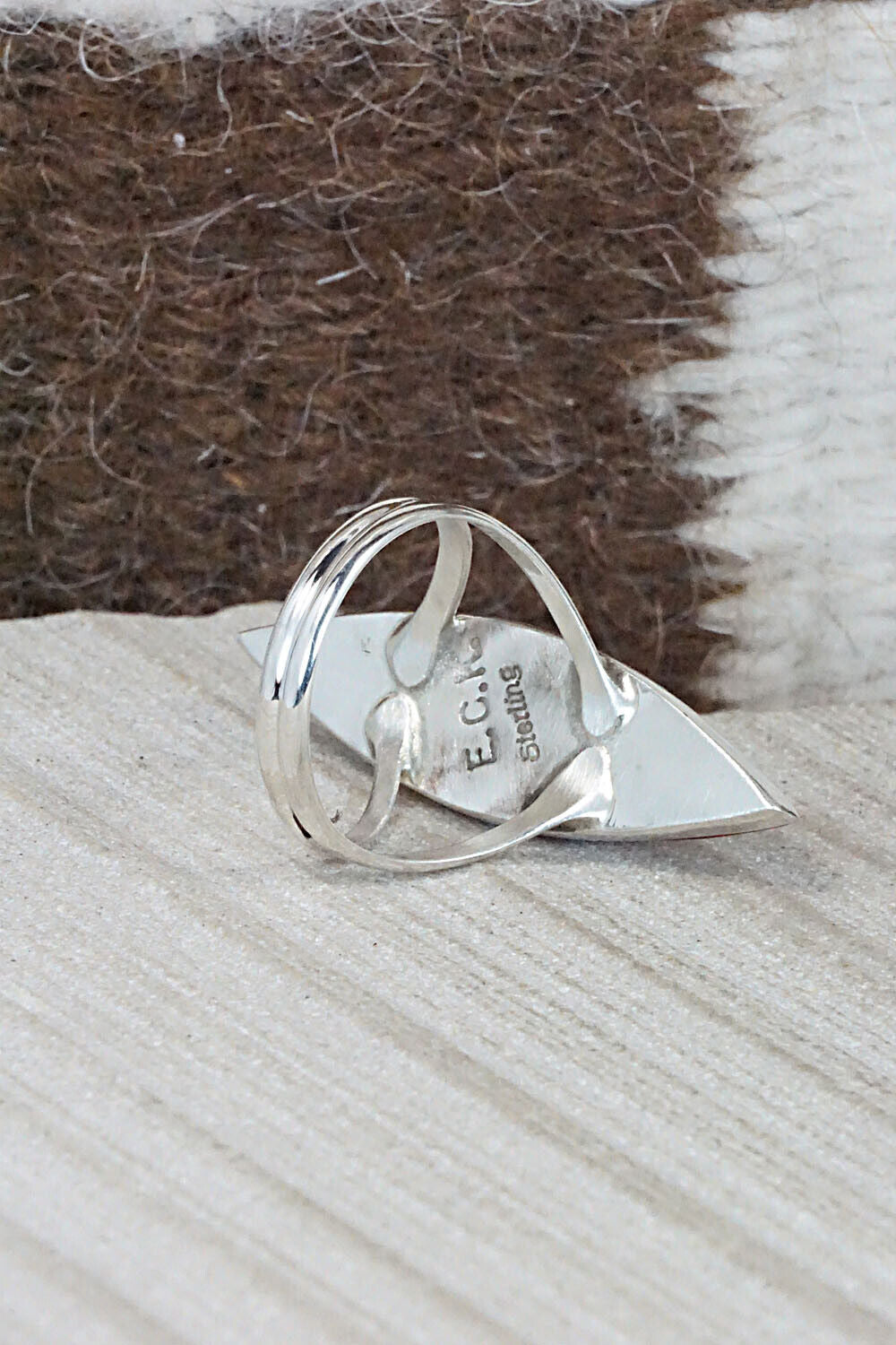 Multi Stone & Sterling Silver Ring - Cleo Kallestewa - Size 7
