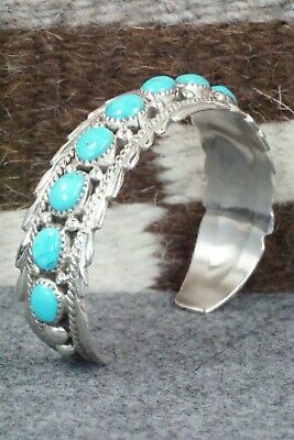 Turquoise and Sterling Silver Bracelet - Anthony Brown