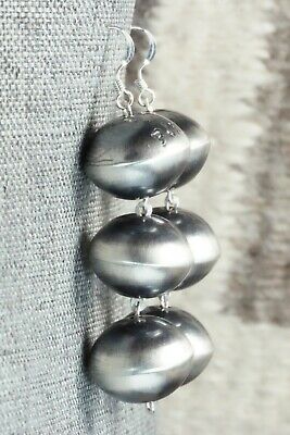 Sterling Silver Navajo Pearl Earrings - Preston Haley