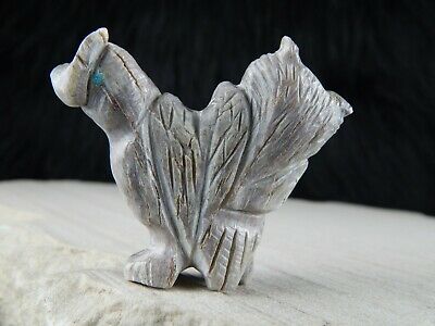 Owl - Zuni Fetish - Allison White - Zuni Owl Carving - Native American - High Lonesome Trading
