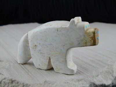 Bear Zuni Fetish Carving - Bernard Laiwakete - High Lonesome Trading