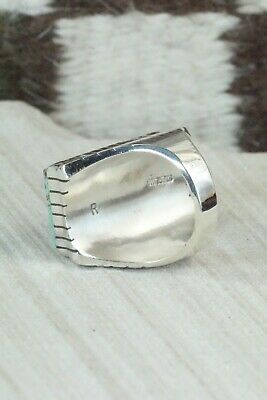 Turquoise and Sterling Silver Ring - Ray Jack - Size 10.5
