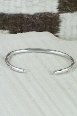 Navajo Sterling Silver Bracelet - Elaine Tahe