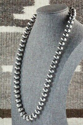 Sterling Silver Navajo Pearl Necklace - Jan Mariano