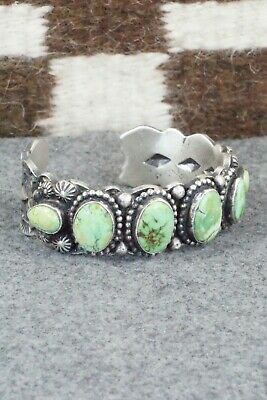 Turquoise & Sterling Silver Bracelet - Shawn Cayatineto