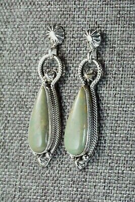 Turquoise & Sterling Silver Earrings - Verley Betone