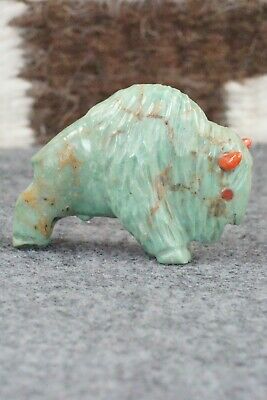 Buffalo Zuni Fetish Carving - Andres Quandelacy