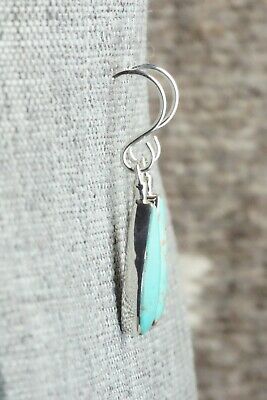 Turquoise & Sterling Silver Earrings - Kenneth Bitsie