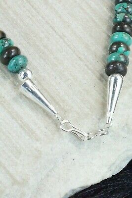 Turquoise & Sterling Silver Necklace - Navajo