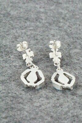 Turquoise & Sterling Silver Earrings - Phyllis Panteah