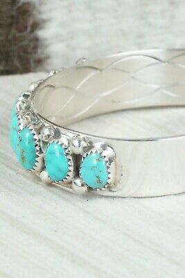 Turquoise & Sterling Silver Bracelet - Darlene Begay