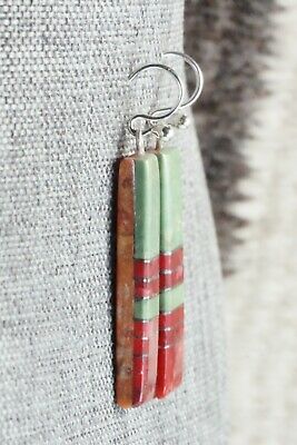 Multi Stone & Sterling Silver Earrings - Ronald Chavez