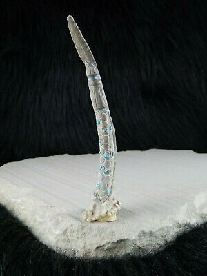 Corn Maiden Zuni Fetish - Garrick Weeka - Zuni Corn Maiden Carving - High Lonesome Trading