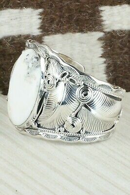 White Buffalo & Sterling Silver Bracelet - Darrell Morgan