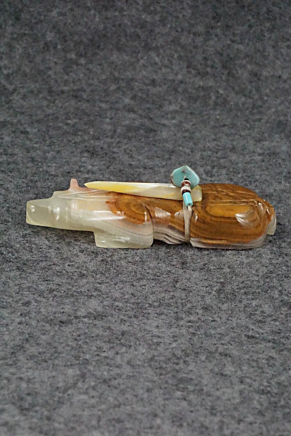 Badger Zuni Fetish Carving - Alex Tsethlikai