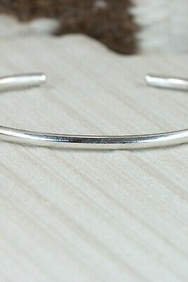 Navajo Sterling Silver Bracelet - Elaine Tahe