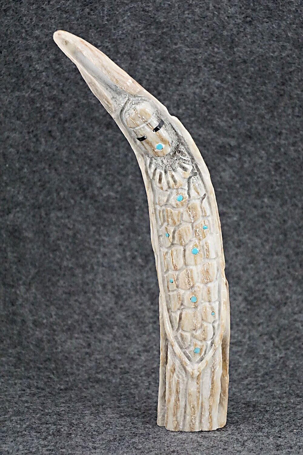 Corn Maided Zuni Fetish Carving - Jerrold Lahaleon