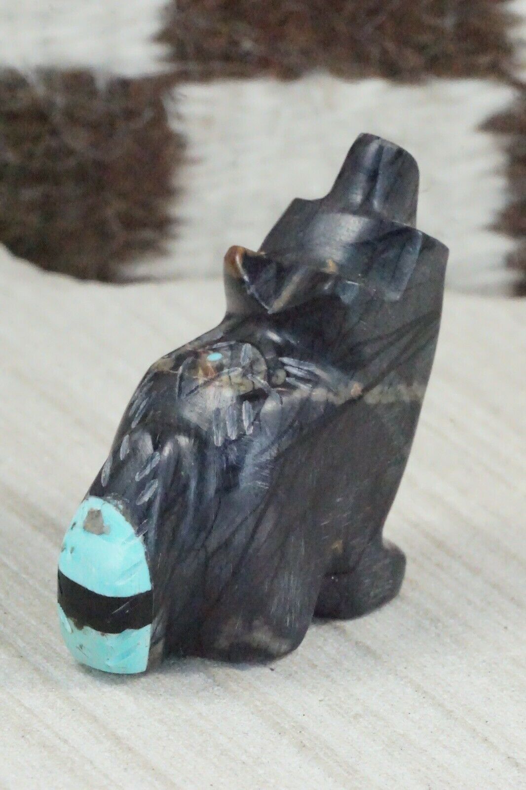 Wolf Zuni Fetish Carving - Brandon Phillips