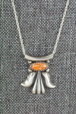 Spiny Oyster & Sterling Silver Necklace - Sharon McCarthy